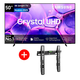 Combo Smart TV LED 50" Samsung 4K Crystal UHD + Soporte de Pared por $295.990 en ABC