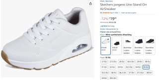 Kids Skechers Uno - Stand On Air voor €19,49 bij Amazon