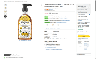 Shampoo The Honeykeeper 3 en 1 por $34 | Amazon