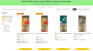 Ahorra $150 en compras de $499 en Amazon