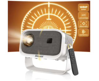 Jimveo Proyector Portátil 25000L 4K 1080P por 47,49€