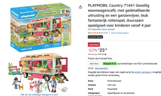 PLAYMOBIL Country 71441 Gezellig Woonwagencafé voor €25,49 bij Amazon