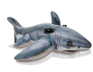Bouée gonflable INTEX Grand Requin Blanc à Chevaucher - 173x107 cm à 5,90€