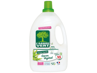 L’Arbre Vert lessive liquide savon végétal à 4,98€