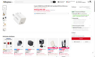 Cargador UGREEN Nexode 30W por $212 | AliExpress