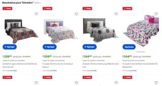 Edredones en Oferta desde $299 en Walmart