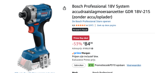 Bosch Professional 18V System accudraaislagmoeraanzetter voor €84,99 bij Amazon