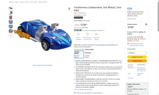 Figura Transformers Hot Wheels Twin Mill por $378 | Oferta Amazon