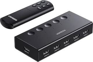 Ugreen HDMI Switch 5 in 1 out voor €24,02 bij Amazon