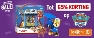 Tot 67% korting op Paw Patrol bij Lobbes