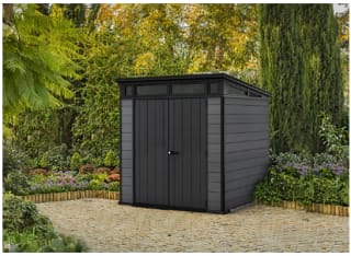 Abri de jardin CORTINA 77 en résine KETER gris foncé 4,7m² à 1.099,90€