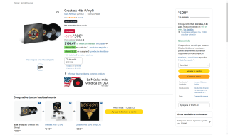 Vinilo Guns N' Roses Greatest Hits por $500 | Amazon