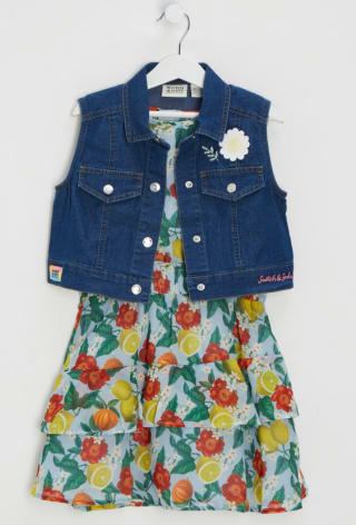 Vestido y Chaqueta Vaquera para Peques SCOTCH & SODA por 8.5€
