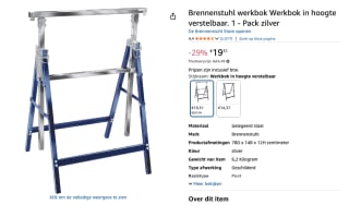 Brennenstuhl werkbok voor €19,31 bij Amazon