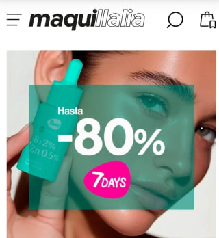 Hasta -80% de Descuento en 7Days.