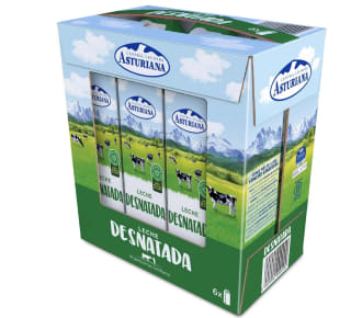 Central Lechera Asturiana Leche Desnatada Pack De 6 Por 6,30€