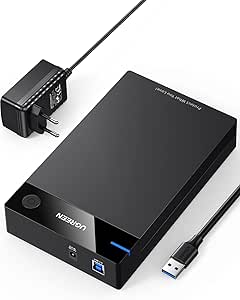 UGREEN Carcasa Disco Duro SATA SSD 3.5" 20TB Compatible con PC, Xbox X/S por 24,22€