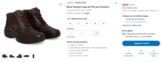 Botas Outdoor Jeep de Piel por $849 | Descuento Coppel