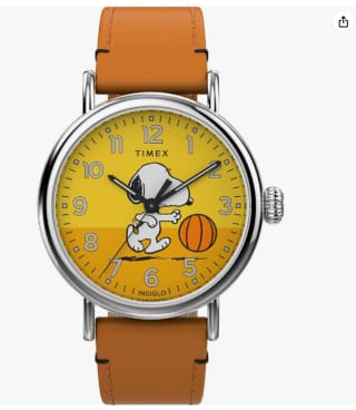 Timex Reloj Analógico para Hombres de Cuarzo , correa de piel Snoopy por 62.84€