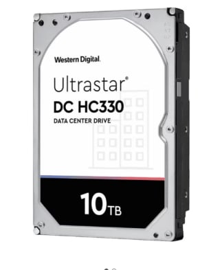 Western Digital 3.5in 10TB 256 7200RPM SAS ULT voor €319