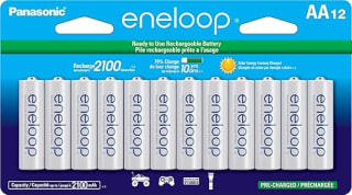 Baterías Recargables Eneloop AA 12pzs por $660 | Amazon