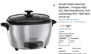 Russell Hobbs 14 Cup Rice Cooker voor €38,99 bij Amazon