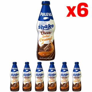Puleva Milkshake Batido Chocolate y Caramelo Salado 6 x 1 L por 4.99€