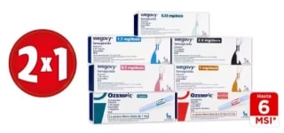 2x1 en Wegovy y Ozempic en Farmacias Guadalajara