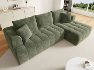 Canapé d'angle modulaire - l 244.5x136x79cm à 499,99€