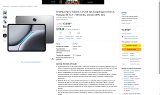OnePlus Pad 2 12GB 256GB Gris por $6,999 | Amazon