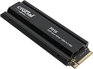 Crucial P310 4TB PS5 NVMe SSD with Heatsink for £246.99