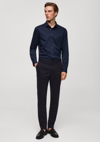 Pantalón chino slim fit sarga Mango Outlet por 9,99€