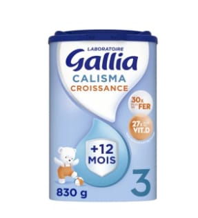Lait bébé en poudre 3ème âge Dès 12mois Calisma Croissance GALLIA à 11,23€