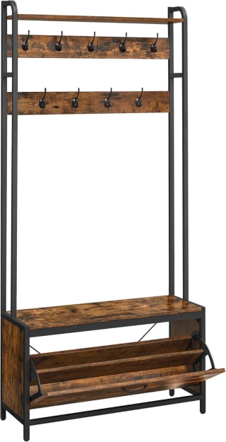 VASAGLE kapstok met schoenenkast voor €48,99 dmv code bij Songmics