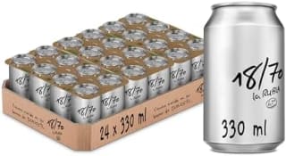 24 latas 18/70 La Rubia Cerveza Especial 33cl por 16.14€
