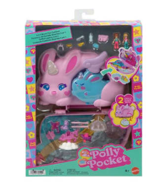 Polly Pocket 2-in-1 Bunny Fun Compact speelset voor €7,99 bij Kruidvat