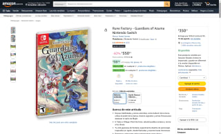 Rune Factory - Guardians of Azuma para Switch por $350 | Oferta Amazon