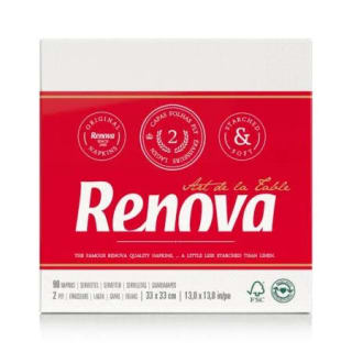 Renova servilletas de papel Art de la Table 180 unidades 2 capas por 1.81€