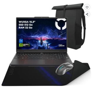 PC portable 15.3" Lenovo Legion 5 15IRX10 - 165Hz, i7-13650HX, RTX 5070 à 1429,99€