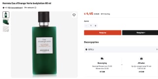 Hermès Eau d'Orange Verte bodylotion 80 ml voor 4,45 euro