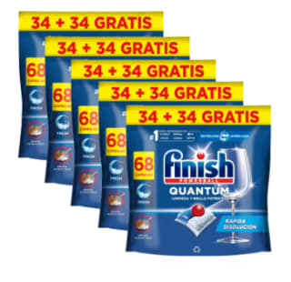 Finish Powerball Quantum 340 Pastillas para Lavavajillas por 47,60€