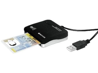Lector DNI electrónico Woxter PE26-003, LED, USB, Para Tarjetas Smart Cards por 4,90€