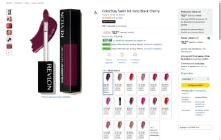 ColorStay Satin Ink Black Cherry por $83 | Amazon