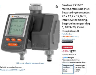 Gardena MultiControl duo voor €87,99 bij Amazon