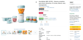 Sistema NutriBullet NBY-50100 32oz por $891 | Oferta Amazon