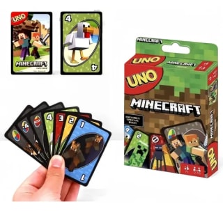 Juego de Mesa UNO Minecraft 108 Cartas por $95 | Oferta Mercado Libre
