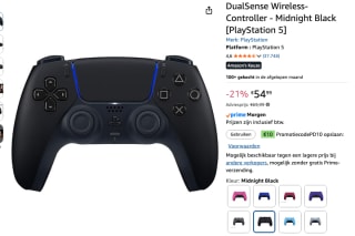 DualSense Wireless-Controller voor €54,99 met Amazon prime
