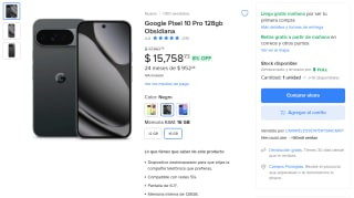 Google Pixel 10 Pro 128GB por $15,759 | Mercado Libre