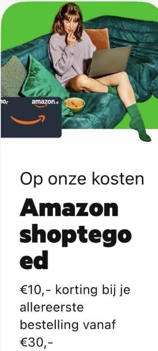 €10 shoptegoed bij Amazon voor KPN klanten