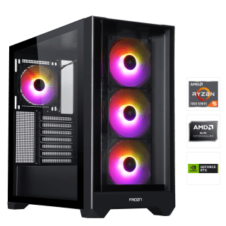 Pc fixe Ryzen 5 7500X3D, 32Go DDR5, AMD Radeon RX 9070 - 16Go, 1To SSD à 1.390,59€